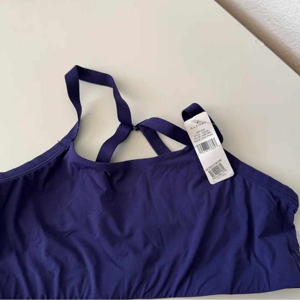 Natori Limitless Convertable Sports Bra Dark Iris NWT